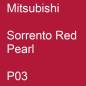 Preview: Mitsubishi, Sorrento Red Pearl, P03.